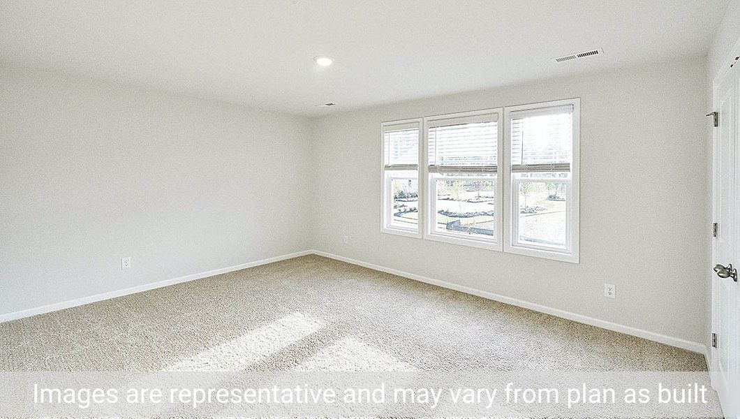 Spacious, unfurnished interior of a new home in The Manors at Winston Pointe, Clayton (Image 20).