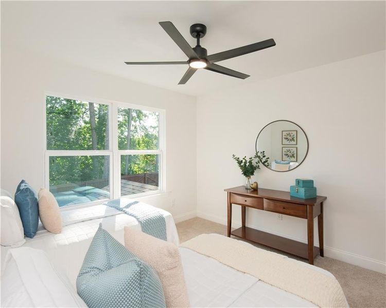 Furnished interior view inside a new home in , Snellville (Image 28).