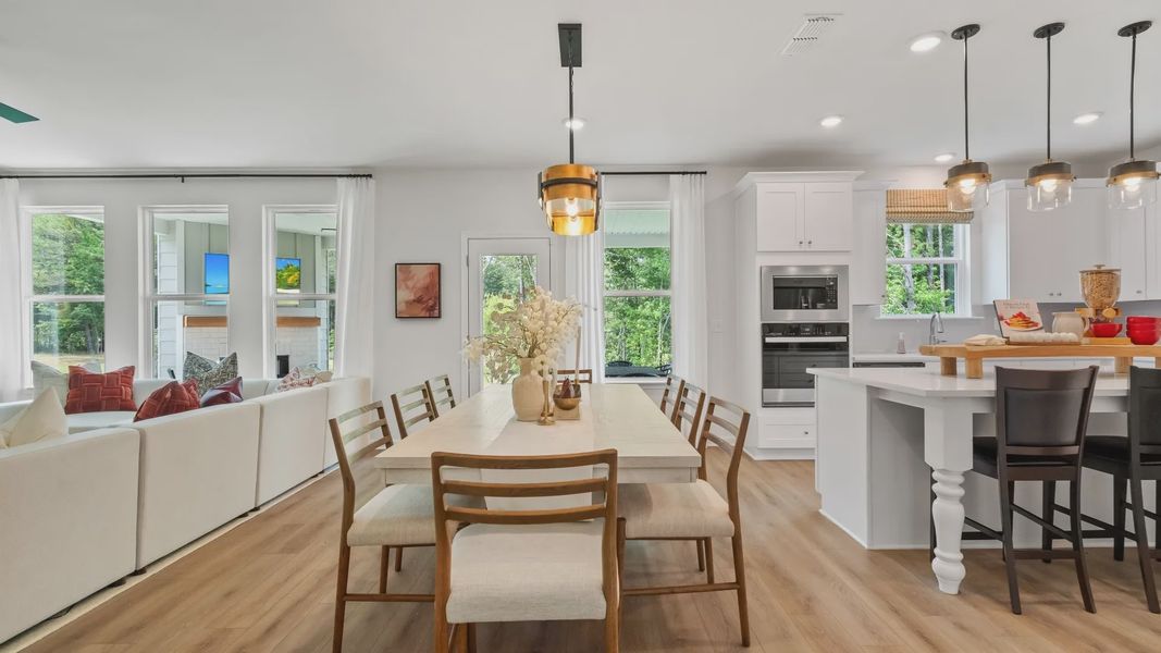 Furnished interior view inside a new home in Hamilton Lakes, Loganville (Image 11).
