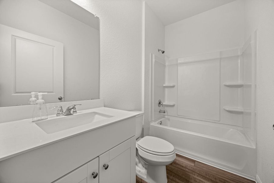 Furnished interior view inside a new home in Cottonwood Farms, Hutto (Image 12).