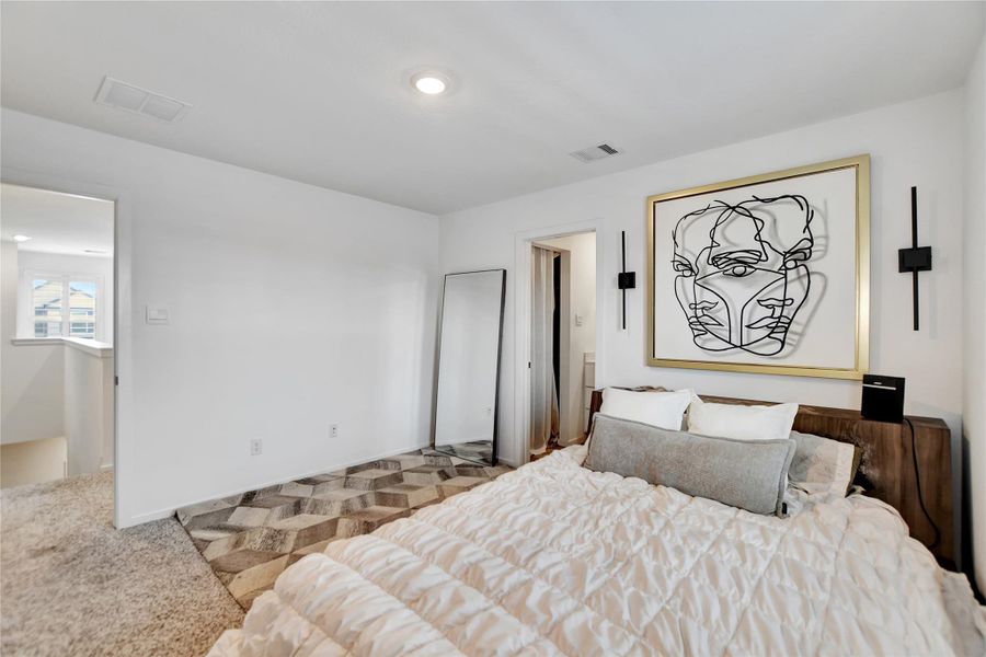 Furnished interior view inside a new home in Legacy Park, Houston (Image 10).