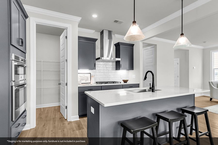 Furnished interior view inside a new home in Pineland Preserve, Summerville (Image 11).