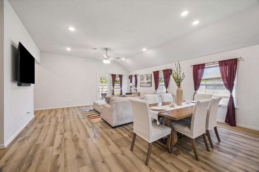 Furnished interior view inside a new home in , Houston (Image 9).