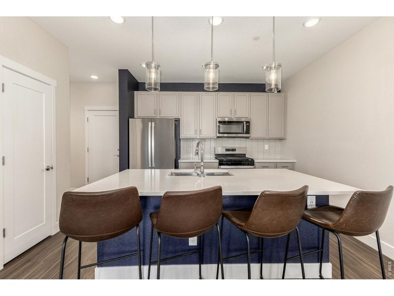 Furnished interior view inside a new home in , Denver (Image 8).