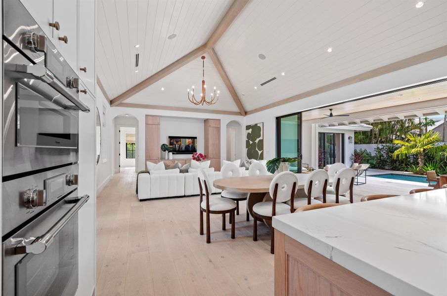 Furnished interior view inside a new home in , Delray Beach (Image 22).