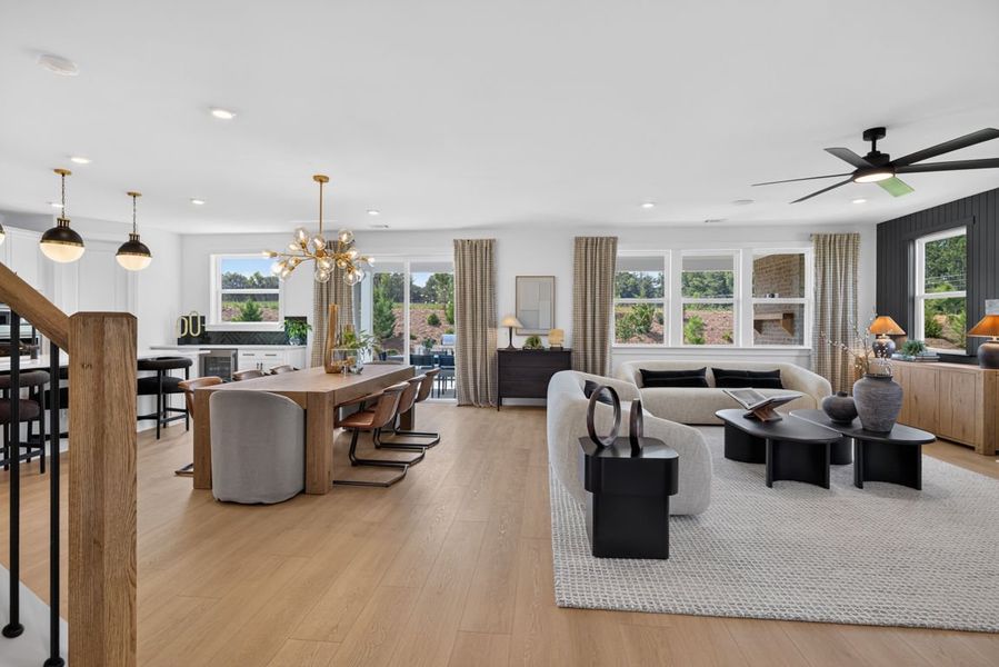 Representative furnished interior of a home built from the Oakhurst by Pulte Homes in Everhour, Newnan (Image 58).