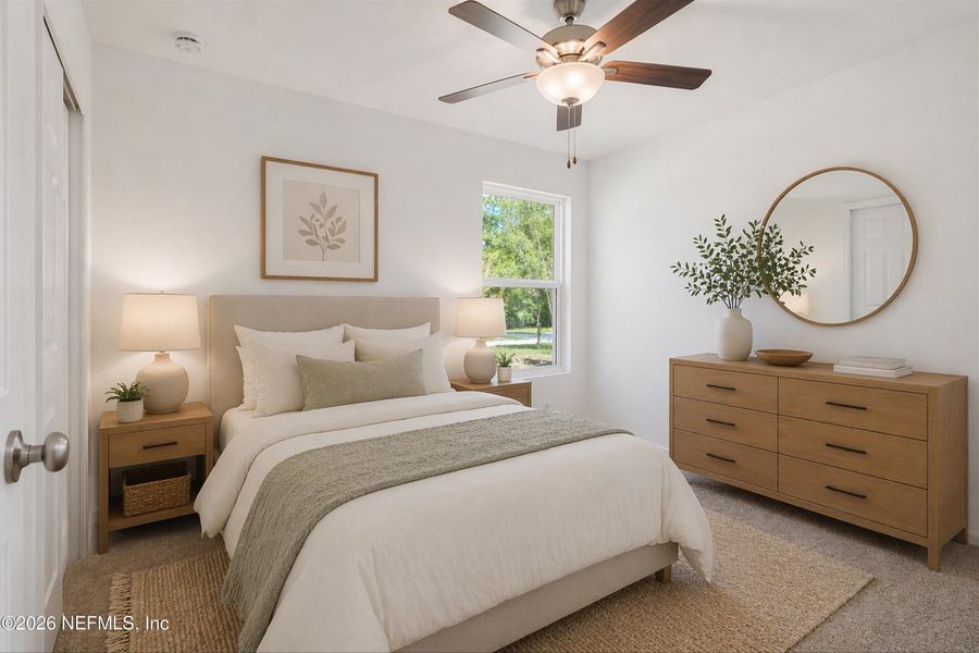 Furnished interior view inside a new home in , Jacksonville (Image 11).