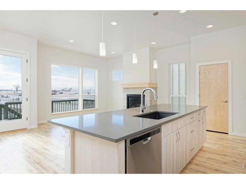 Furnished interior view inside a new home in West Grange, Longmont (Image 8).