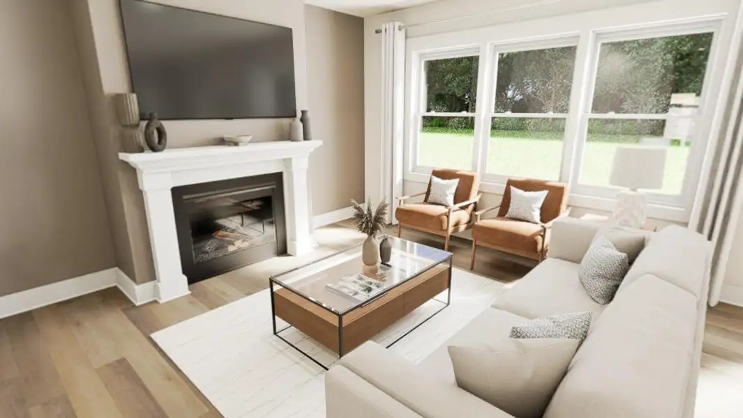 Furnished interior view inside a new home in Havenbrooke, Kernersville (Image 3).