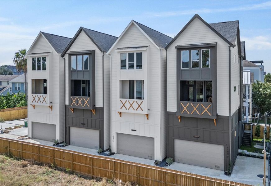 First three houses are completed! Incomplete construction contracts available for other units