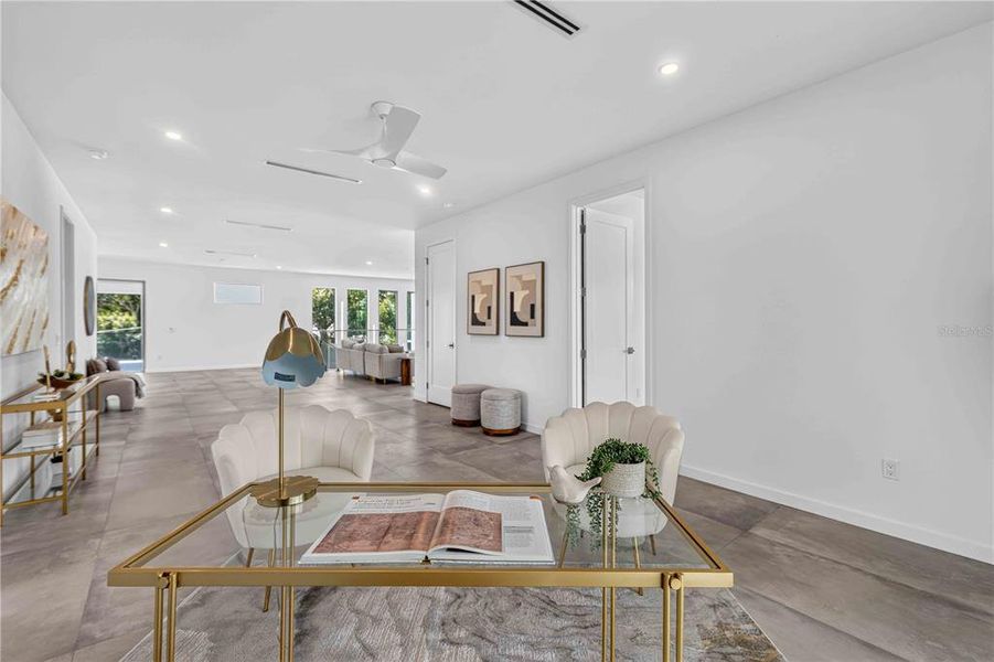 Furnished interior view inside a new home in , Sarasota (Image 19).