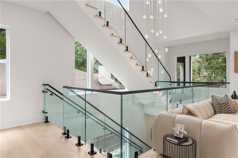 Furnished interior view inside a new home in , Atlanta (Image 66). Furnished interior view inside a new home in , Atlanta (Image 66).