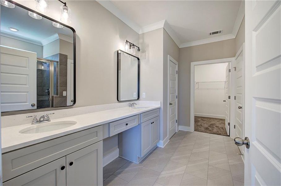Furnished interior view inside a new home in , Cartersville (Image 13).