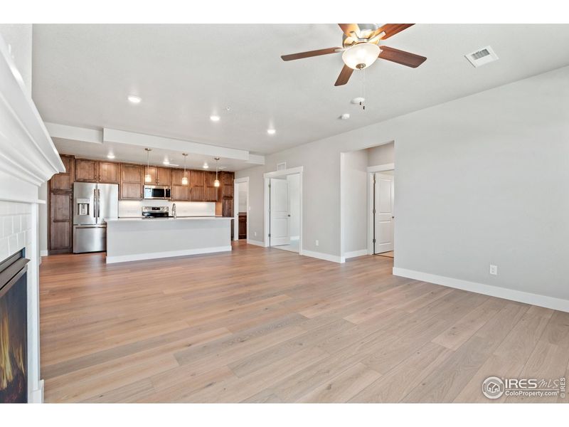 Spacious, unfurnished interior of a new home in Northfield at Old Town - Vista Collection, Fort Collins (Image 12). Spacious, unfurnished interior of a new home in Northfield at Old Town - Vista Collection, Fort Collins (Image 12).