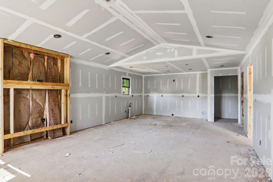 Open kitchen & dining area anchored by a center island with level eating space creating an easy gathering space. Open kitchen & dining area anchored by a center island with level eating space creating an easy gathering space.