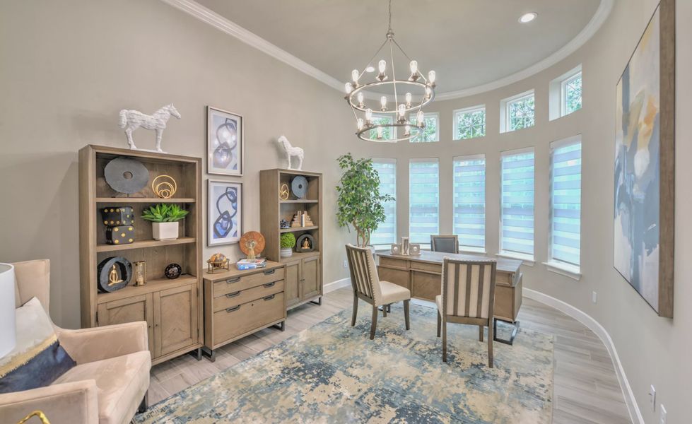 Furnished interior view inside a new home in The Reserve at Plantation Bay, Bunnell (Image 7). Furnished interior view inside a new home in The Reserve at Plantation Bay, Bunnell (Image 7).