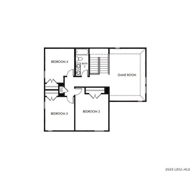 2D floor plan layout of this home in , Cibolo, TX (Image 3).