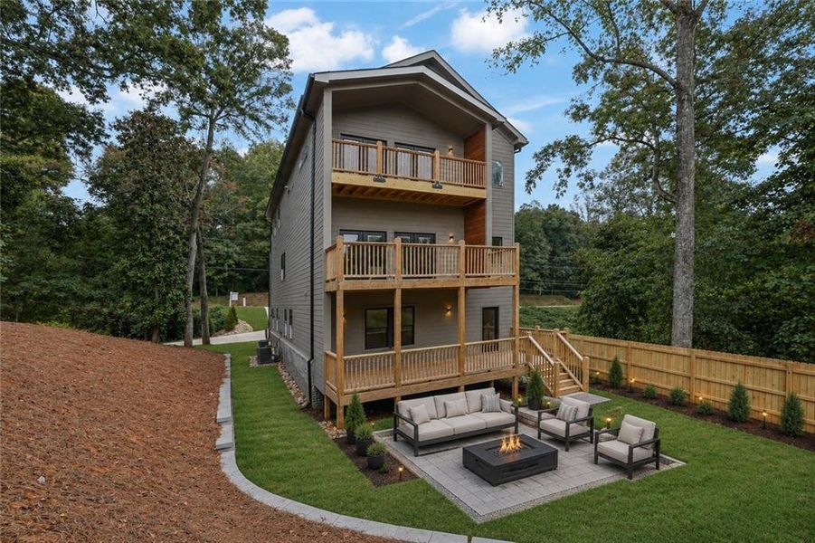 Exterior details and patio area of a home in , Buford (Image 21). Exterior details and patio area of a home in , Buford (Image 21).