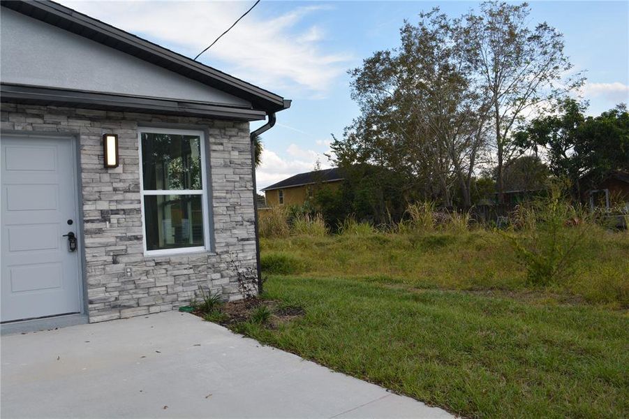 Exterior details and patio area of a home in , Sanford (Image 3).