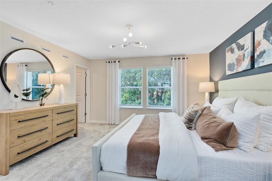 Furnished interior view inside a new home in Harbor Square, Palm Bay (Image 7).