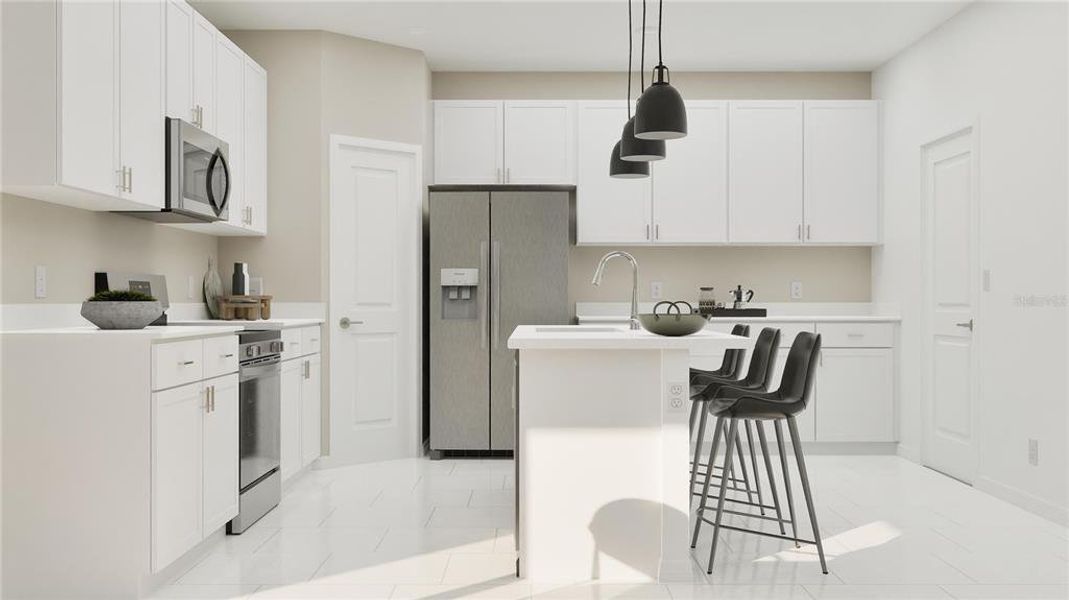 Furnished interior view inside a new home in Lennar at Turnleaf, Punta Gorda (Image 16).