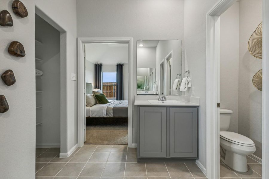 Furnished interior view inside a new home in Prairie Winds, Hutto (Image 12). Furnished interior view inside a new home in Prairie Winds, Hutto (Image 12).