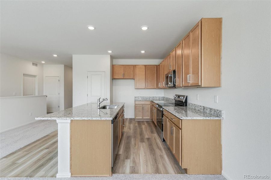 Furnished interior view inside a new home in Terrain Oak Valley, Castle Rock (Image 7).