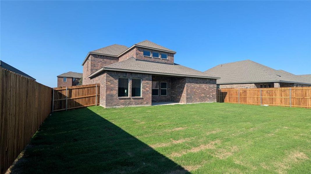Exterior details and patio area of a home in Trailstone, Caddo Mills (Image 1). Exterior details and patio area of a home in Trailstone, Caddo Mills (Image 1).