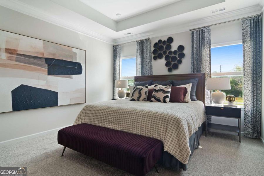 Furnished interior view inside a new home in Bryson Farms, Byron (Image 10). Furnished interior view inside a new home in Bryson Farms, Byron (Image 10).