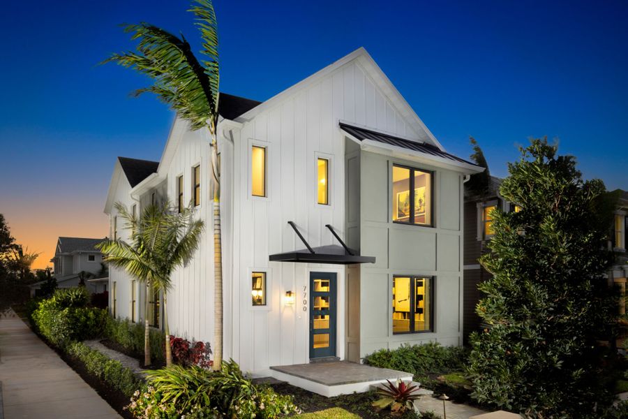 Representative exterior photo of a completed home built from the Marguerite by Mattamy Homes in Newfield, Palm City, FL (Image 16).