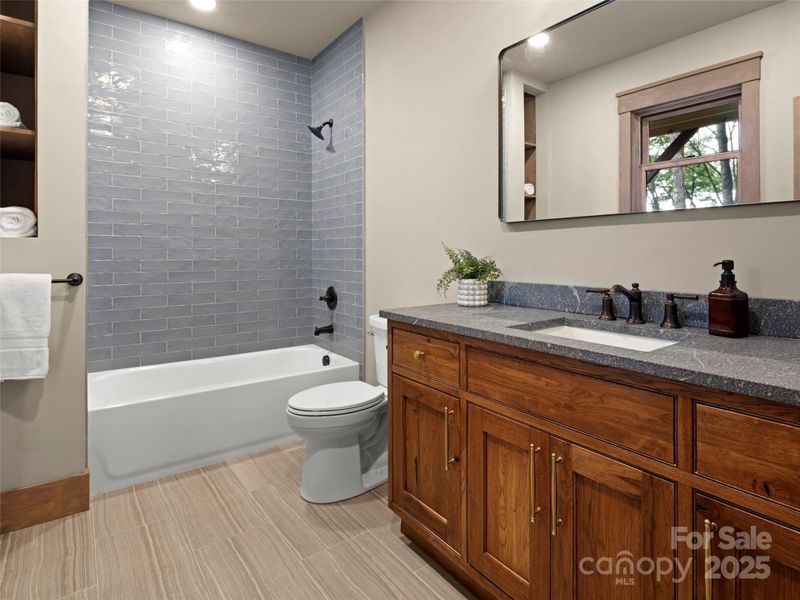 Furnished interior view inside a new home in , Maggie Valley (Image 14).