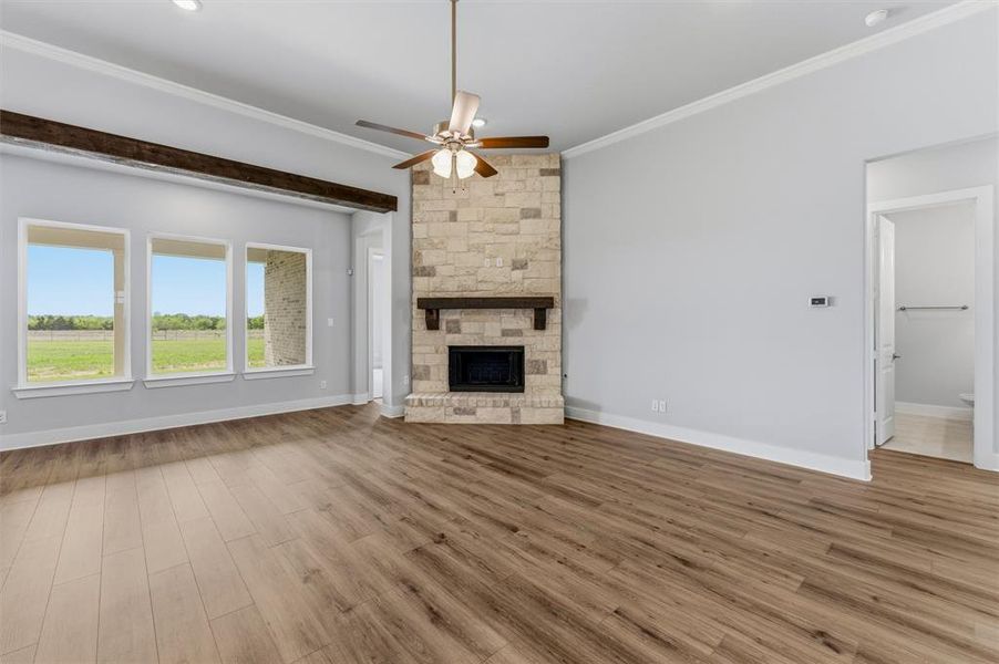 Spacious, unfurnished interior of a new home in Fannin Ranch, Leonard (Image 27).