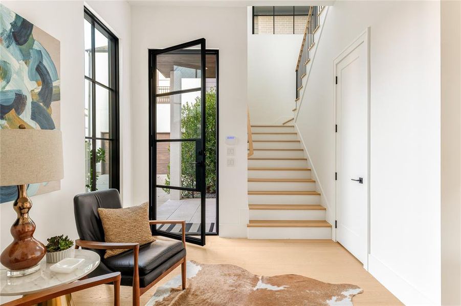 Furnished interior view inside a new home in , Dallas (Image 16).