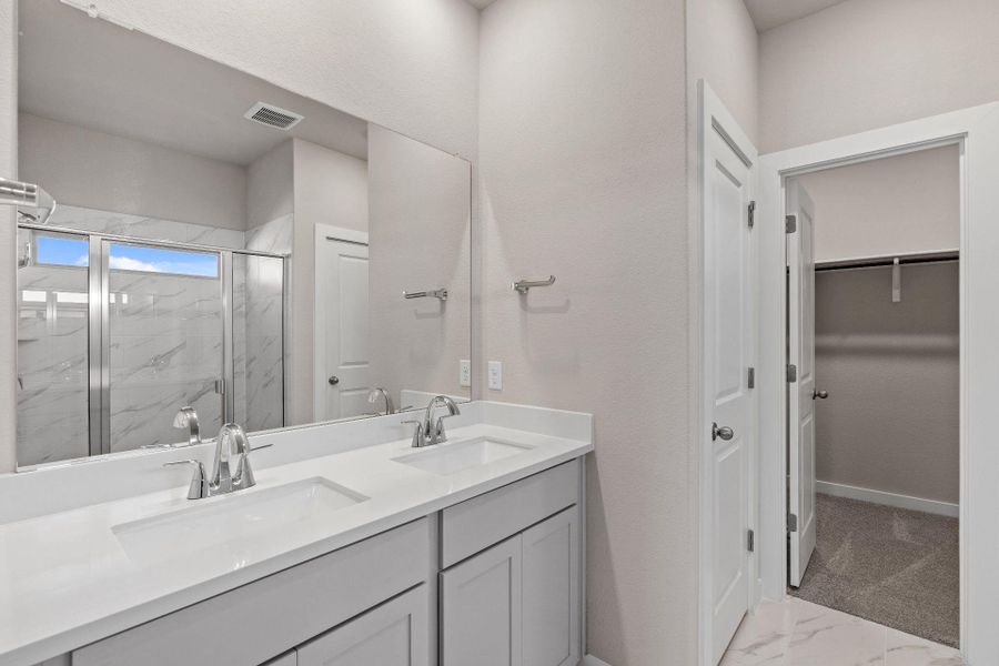 Primary Bath retreat with dual vanities