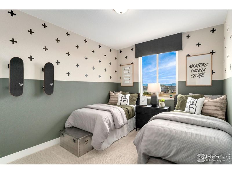 Furnished interior view inside a new home in Hidden Creek, Frederick (Image 25). Furnished interior view inside a new home in Hidden Creek, Frederick (Image 25).