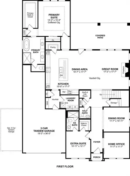 2D floor plan layout of this home in Wellington, Haslet, TX (Image 5).