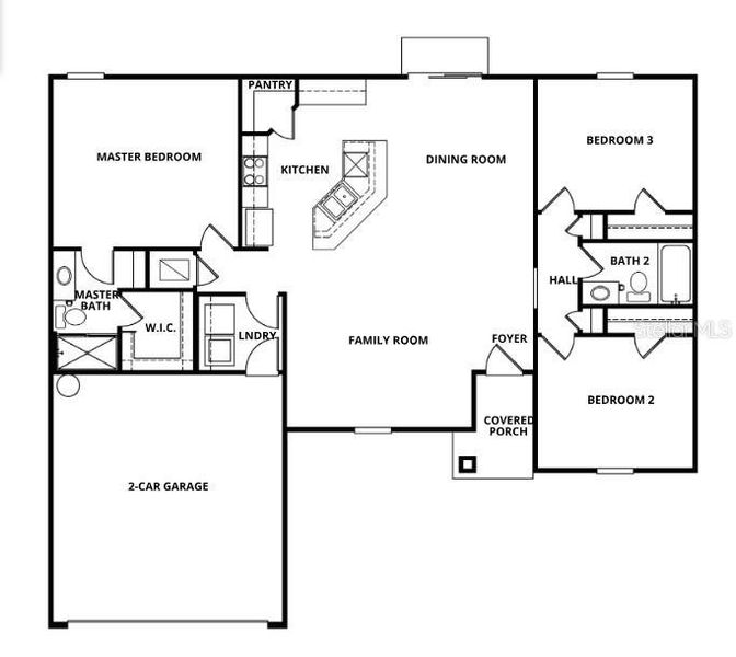 2D floor plan layout of this home in Palm Coast, Palm Coast, FL (Image 5). 2D floor plan layout of this home in Palm Coast, Palm Coast, FL (Image 5).