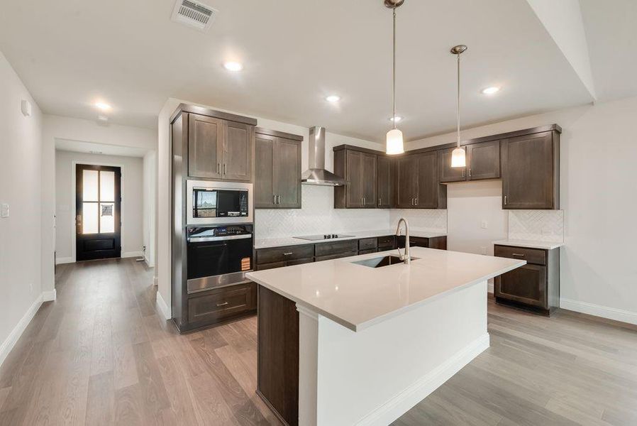 Furnished interior view inside a new home in Bridges at Preston Crossings, Gunter (Image 13). Furnished interior view inside a new home in Bridges at Preston Crossings, Gunter (Image 13).