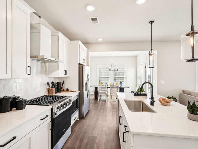 Furnished interior view inside a new home in Hemingway - Reserve Series, Cumming (Image 9).
