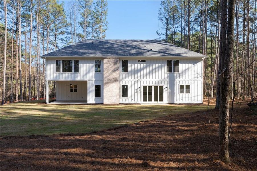 Exterior details and patio area of a home in , Conyers (Image 31).