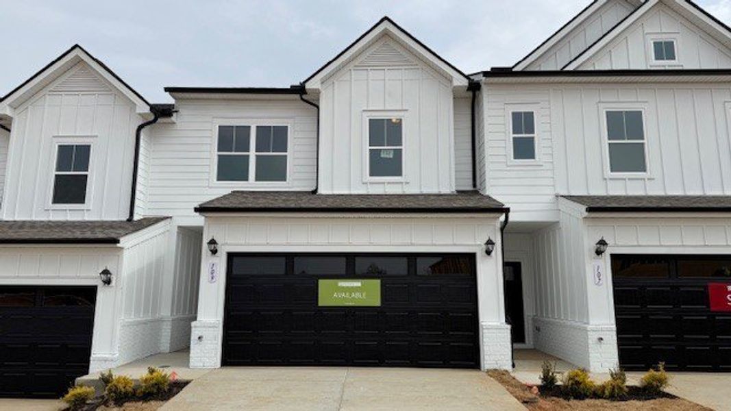 Front exterior of a new home in Wilson Meadows, Clarksville, TN, highlighting curb appeal (Image 1). Front exterior of a new home in Wilson Meadows, Clarksville, TN, highlighting curb appeal (Image 1).