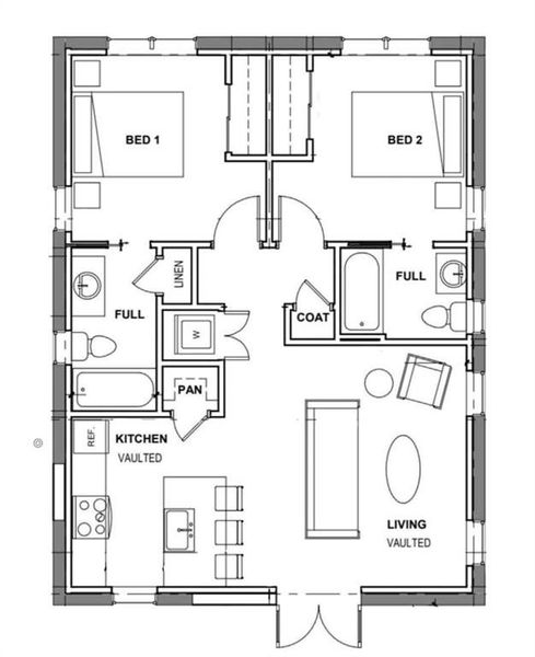 2D floor plan layout of this home in , Atlanta, GA (Image 5). 2D floor plan layout of this home in , Atlanta, GA (Image 5).