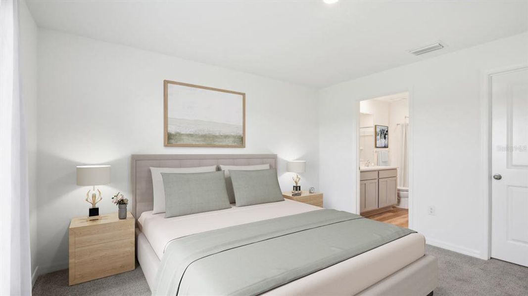 Furnished interior view inside a new home in Emerson Pointe, Ocala (Image 12).