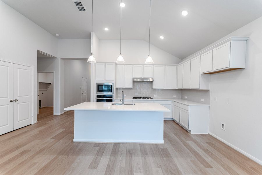 Furnished interior view inside a new home in Sunfield, Buda (Image 3).
