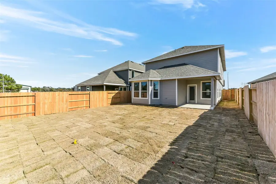 Exterior details and patio area of a home in Colony at Pinehurst, Pinehurst (Image 3).