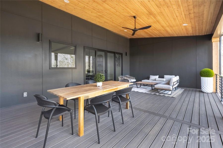 Exterior details and patio area of a home in , Charlotte (Image 4).
