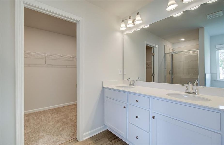 Furnished interior view inside a new home in Westminster, Covington (Image 5). Furnished interior view inside a new home in Westminster, Covington (Image 5).