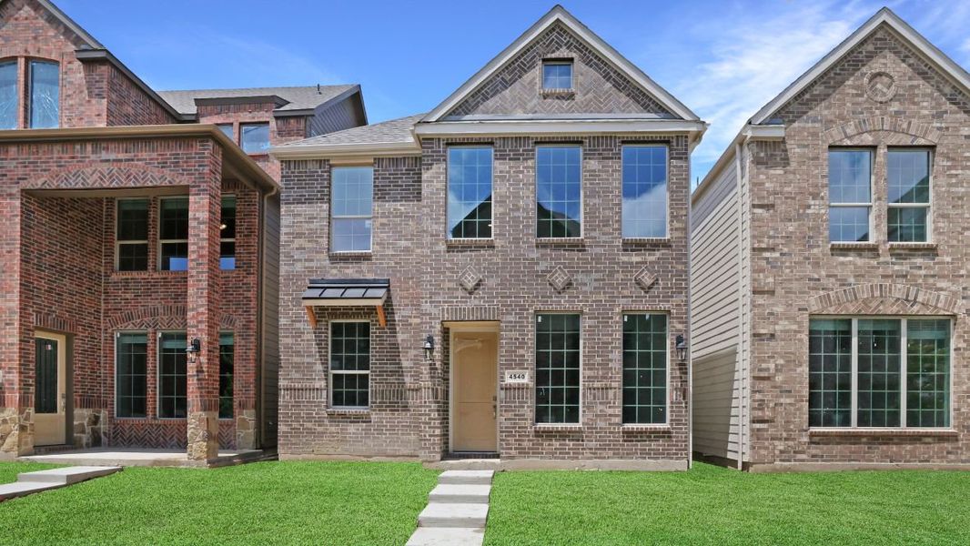 Representative exterior photo of a completed home built from the Maverick by D.R. Horton in Mustang Square, Plano, TX (Image 17). Representative exterior photo of a completed home built from the Maverick by D.R. Horton in Mustang Square, Plano, TX (Image 17).