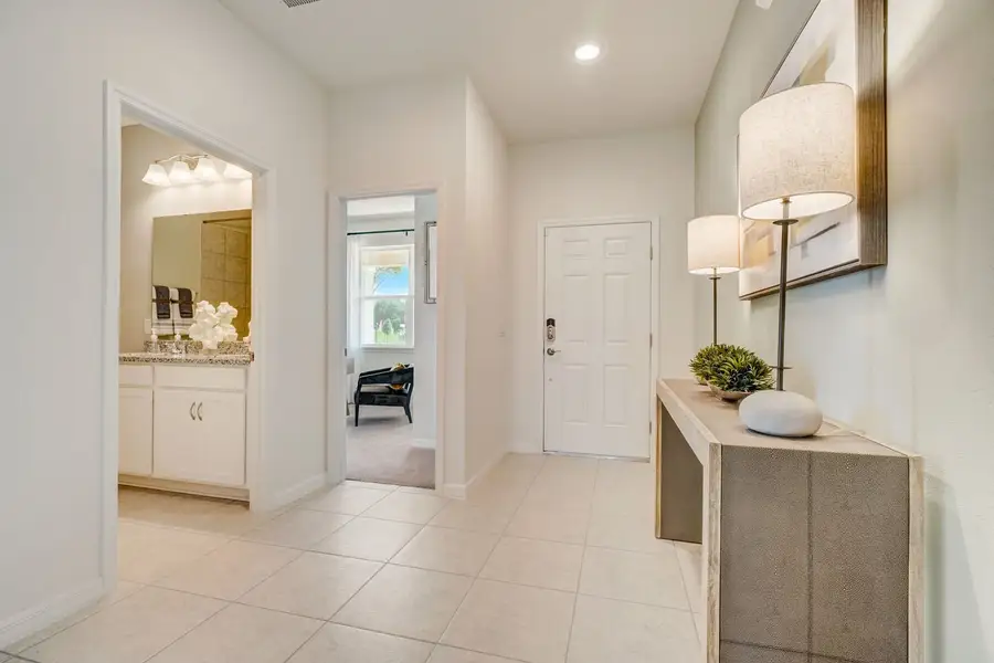 Entry and Guest Bathroom