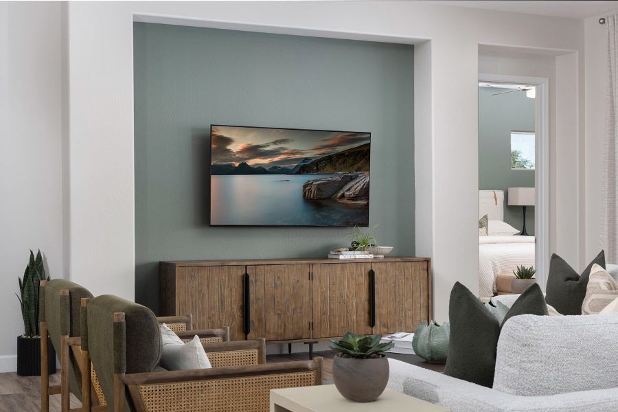 Representative furnished interior of a home built from the Crimson by Mattamy Homes in Miravida, Surprise (Image 10).